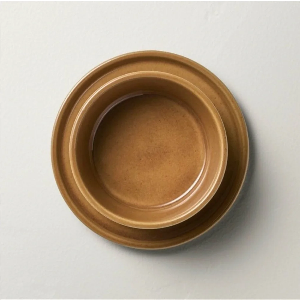 Set 2 | Glazed Ceramic Candle Holders Pumpkin - Hearth & Hand™ with Magnolia